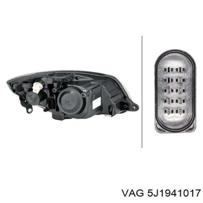 Фари VAG 5J1941017 ціна, від 106.02 USD