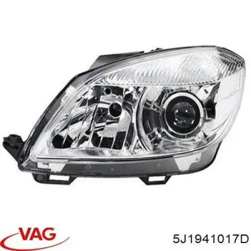 Купити 5J1941017D VAG Основна фара в зборі ліва