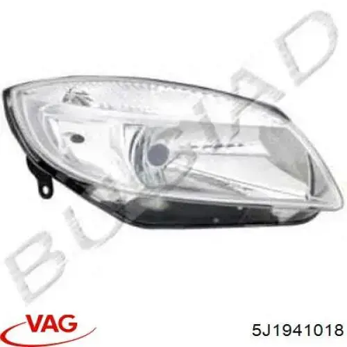 Купити 5J1941018 VAG Права блок фара