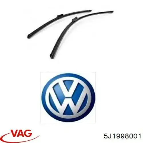 Щітки склоочисника 5J1998001 VAG