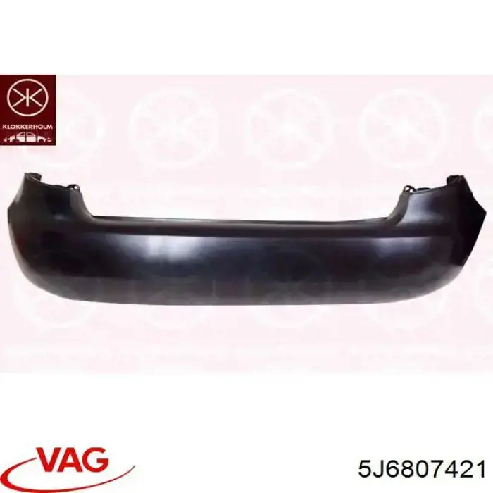 5J6807421 VAG Буфер (бампер) задній