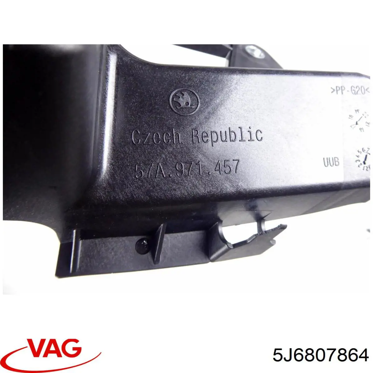 Кронштейн бампера заднього, правий VAG 5J6807864