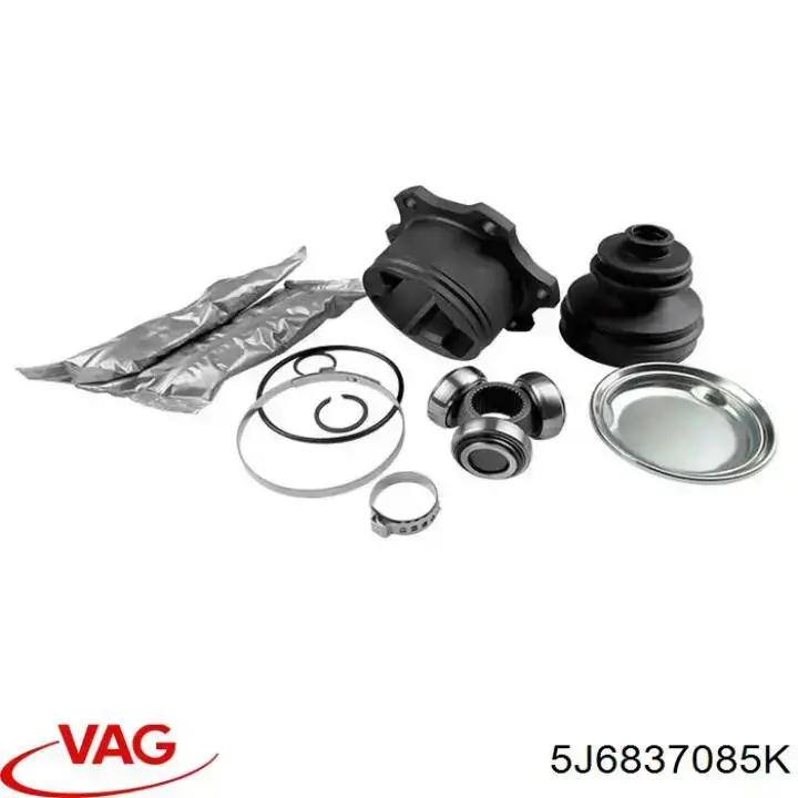 Трос замка дверей передніх VAG 5J6837085H