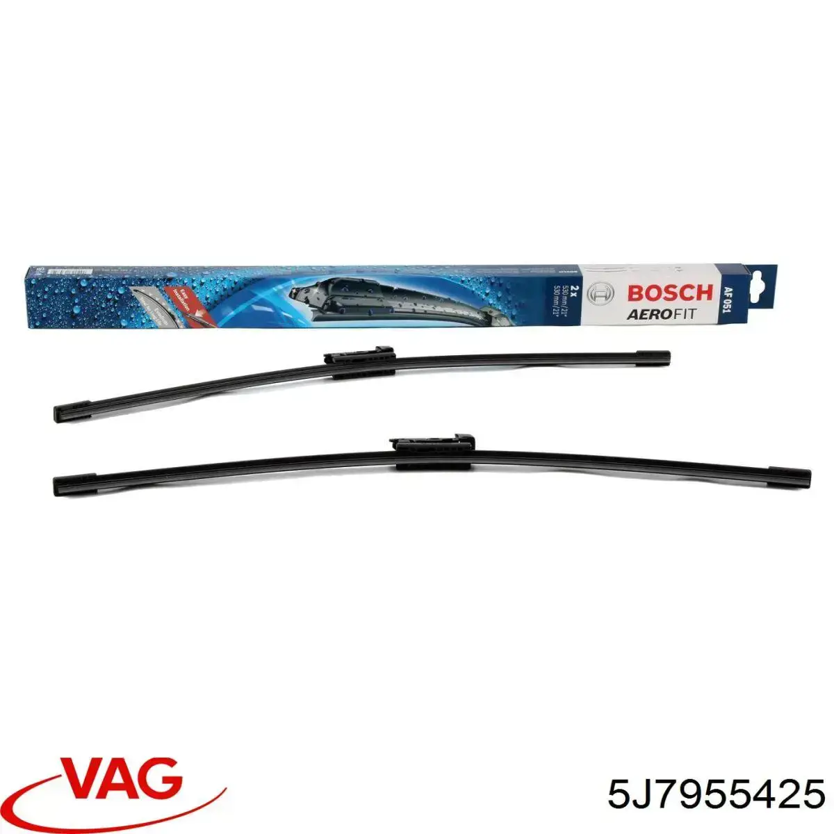 Щітка склоочисника заднього скла VAG 5J7955425 ціна, від 8.66 USD