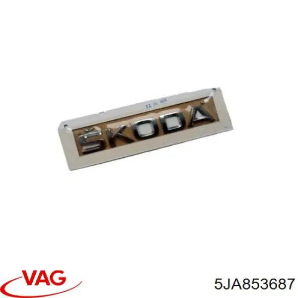 Фірмовий значок на кришку багажника Skoda Octavia II A5