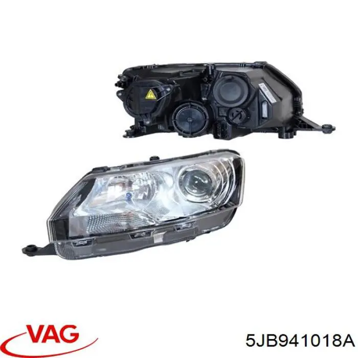 Купити 5JB941018A VAG Права блок фара