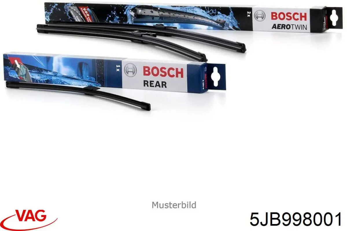 Щітки склоочисника 5JB998001 VAG
