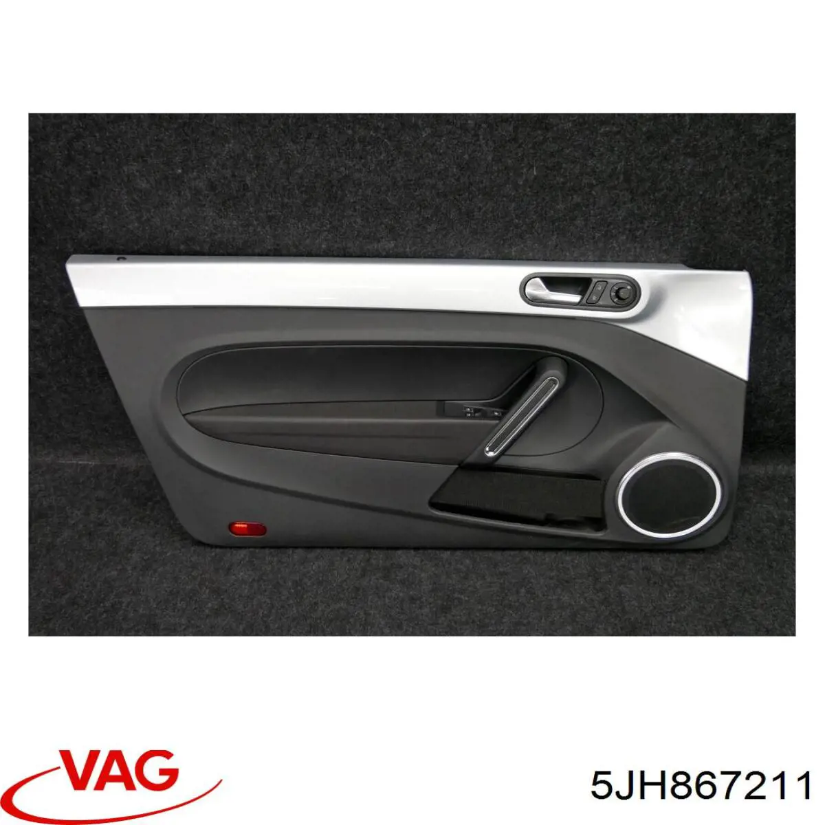 Картка обшивки задніх правих дверей VAG 5JH867211