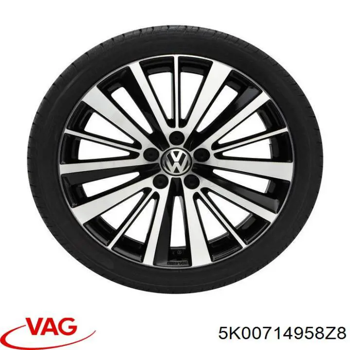 5K00714958Z8 VAG Диски колісні литі (легкосплавні, титанові)