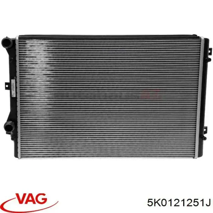 5K0121251J VAG радіатор охолодження двигуна