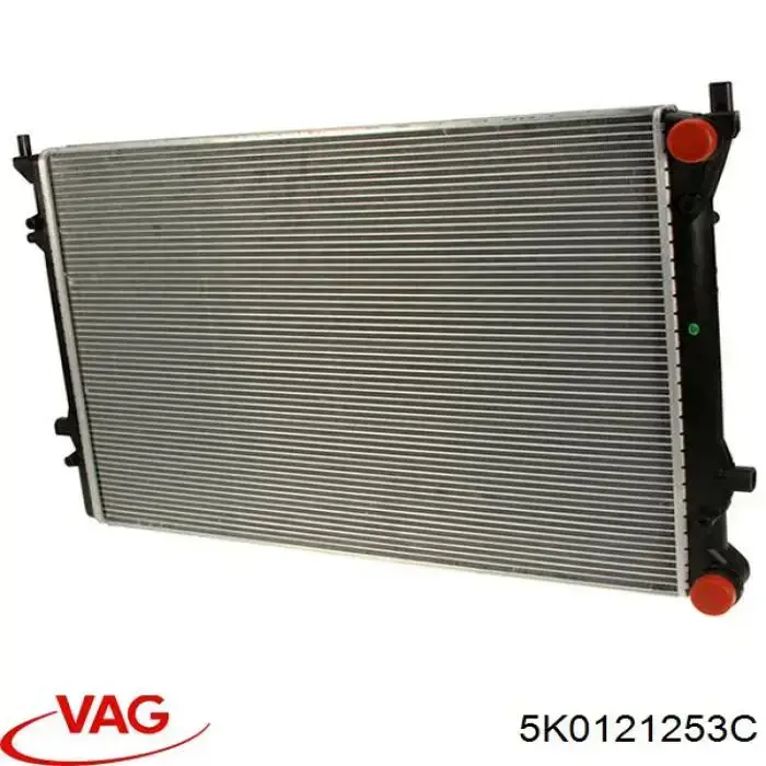 5K0121253C VAG радіатор охолодження двигуна