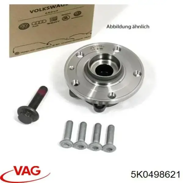 Купити 5K0498621 VAG Маточини передніх коліс