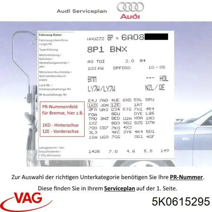  5K0615295 VAG