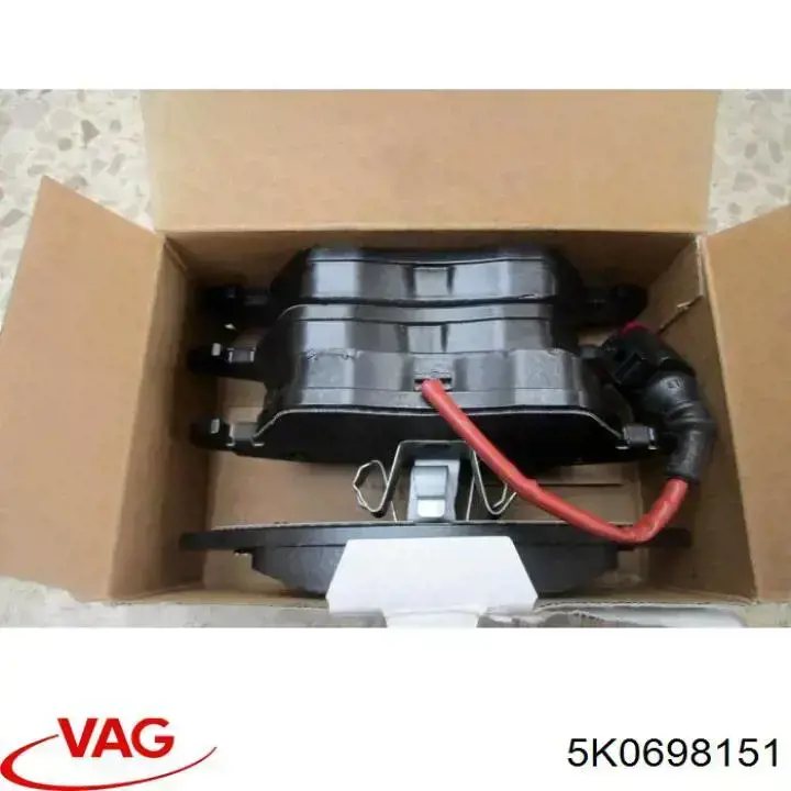 Передні тормозні колодки 5K0698151 VAG