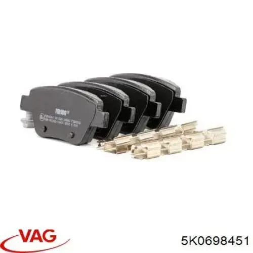 Задні гальмівні колодки VAG 5K0698451 ціна, від 16.66 USD
