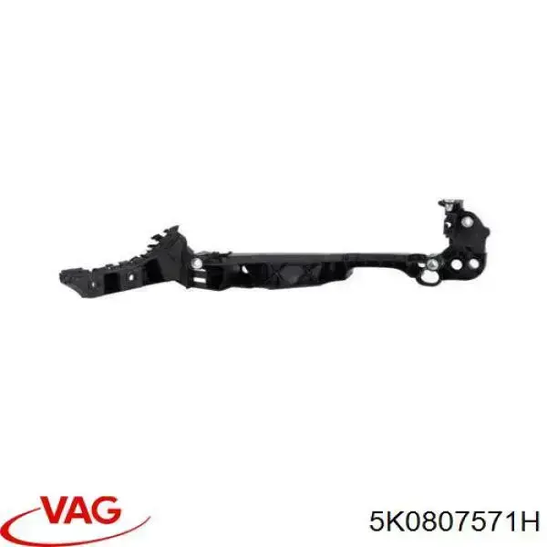 Кронштейн супорту радіатора нижнього 5K0807571F VAG