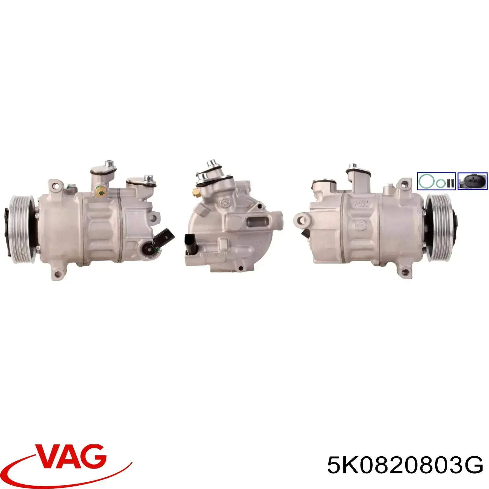 Купити 5K0820803G VAG Компресор кліматичної установки