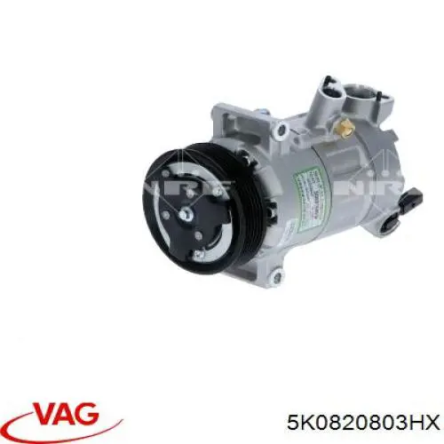 Компресор системи кондиціювання VAG 5K0820803HX ціна, від 139.84 USD