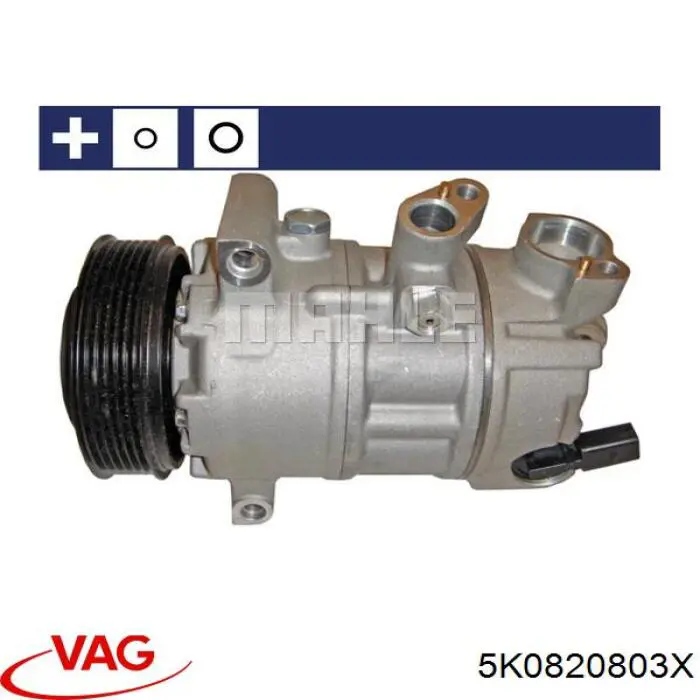 Купити 5K0820803X VAG Компресор кліматичної установки