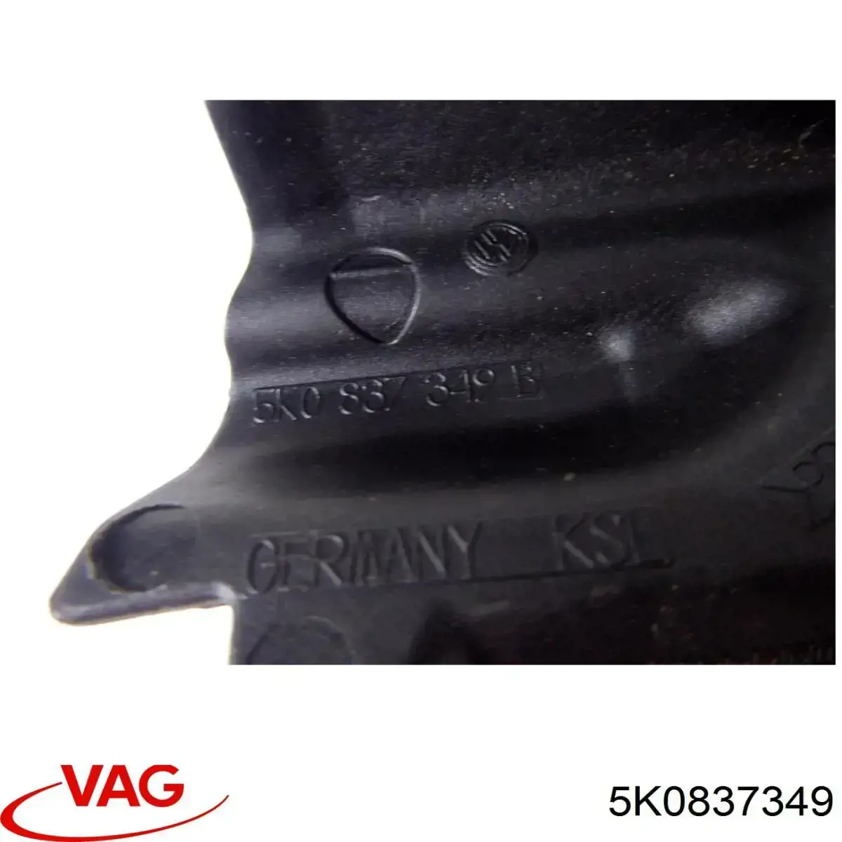 Кришка ручки зовнішніх дверей задніх лівих VAG 5K0837349 ціна, від 1.35 USD