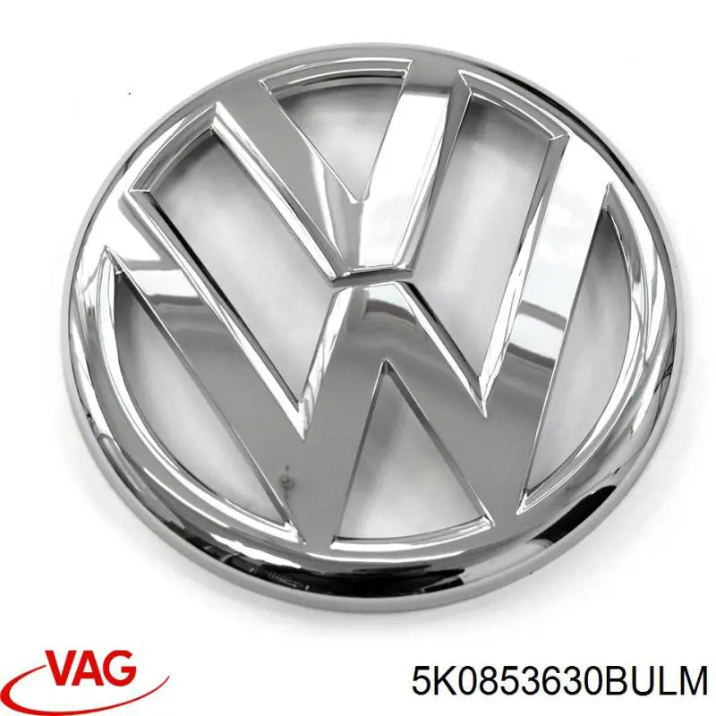 5K0853630BULM VAG емблема кришки багажника, фірмовий значок