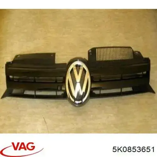 Облицювання радіатора VAG 5K0853651 ціна, від 50.68 USD