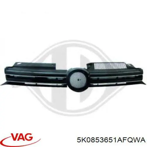 5K0853651AFQWA VAG Решітка радіатора