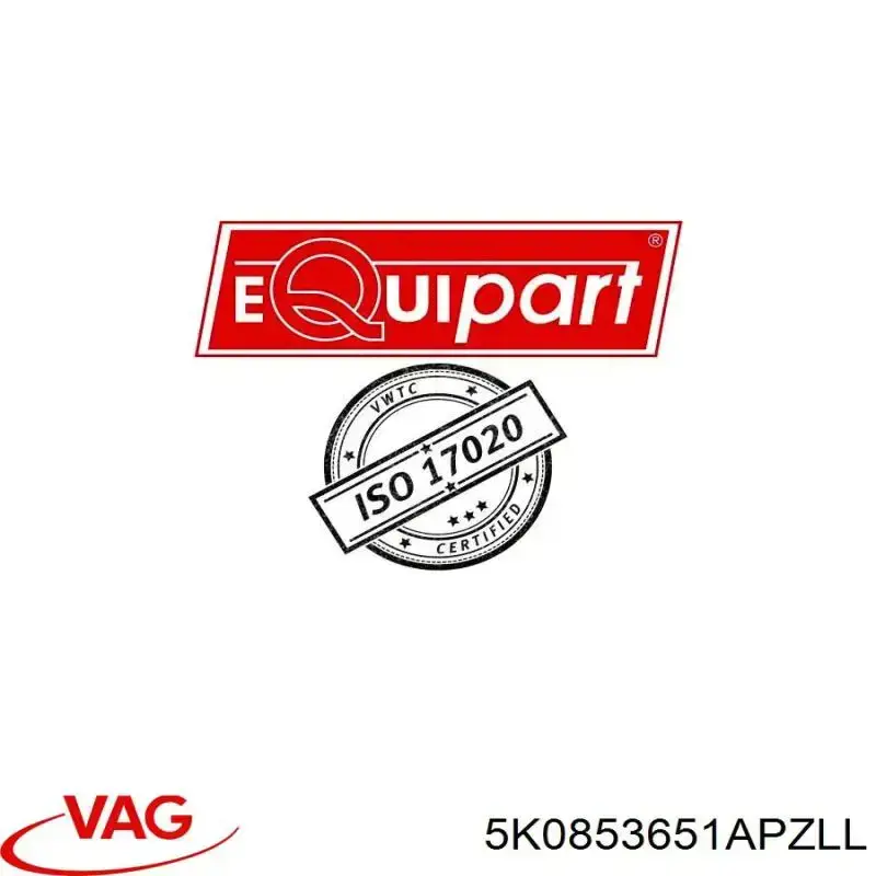 Купити 5K0853651APZLL VAG Захисна решітка радіатора