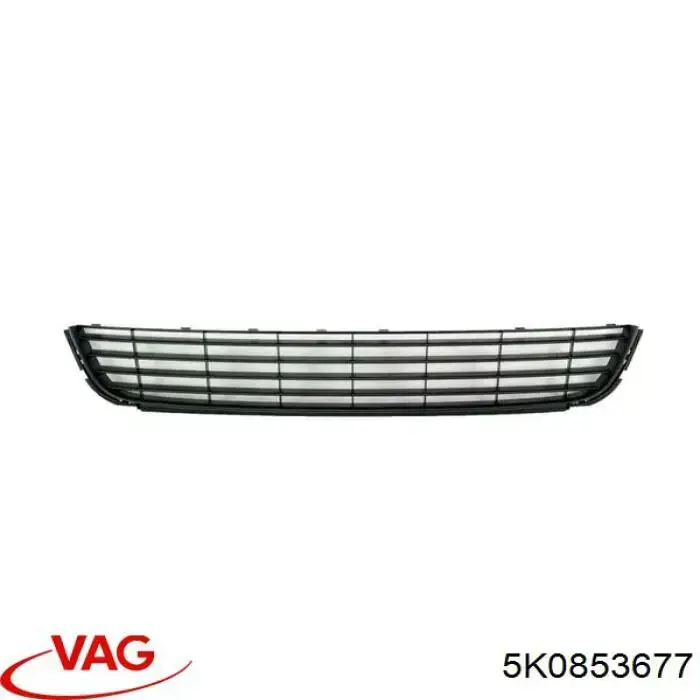 Купити 5K0853677 VAG Решітка переднього бампера, центральна