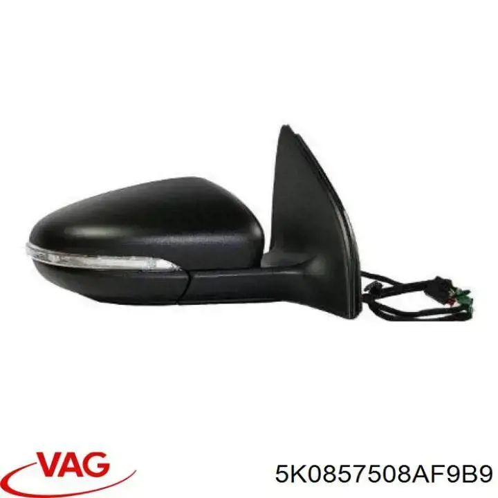 Купити 5K0857508AF9B9 VAG Дзеркало праве