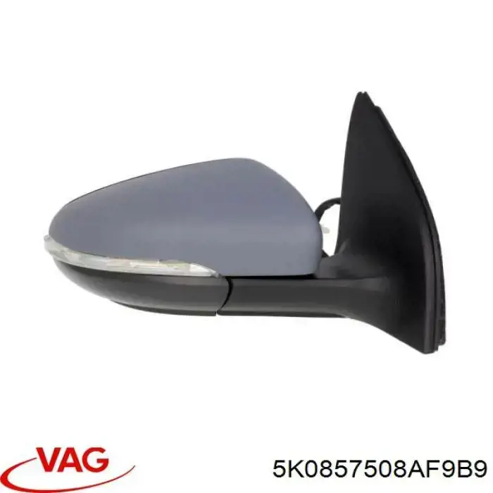 Дзеркало праве 5K0857508AF9B9 VAG