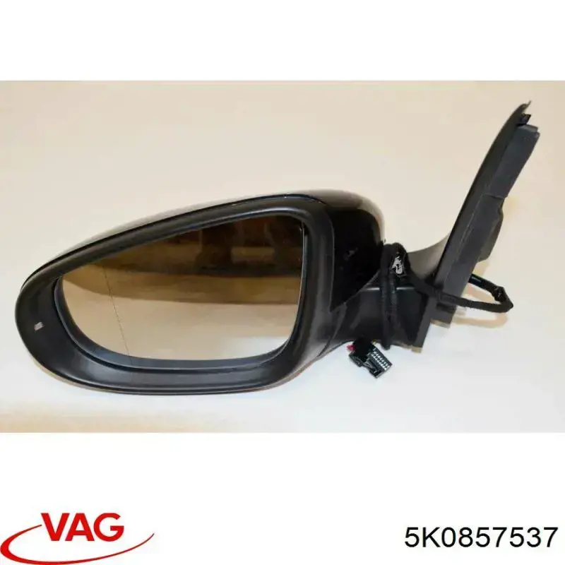 Накладка лівого бокового дзеркала VAG 5K0857537 ціна, від 9.28 USD