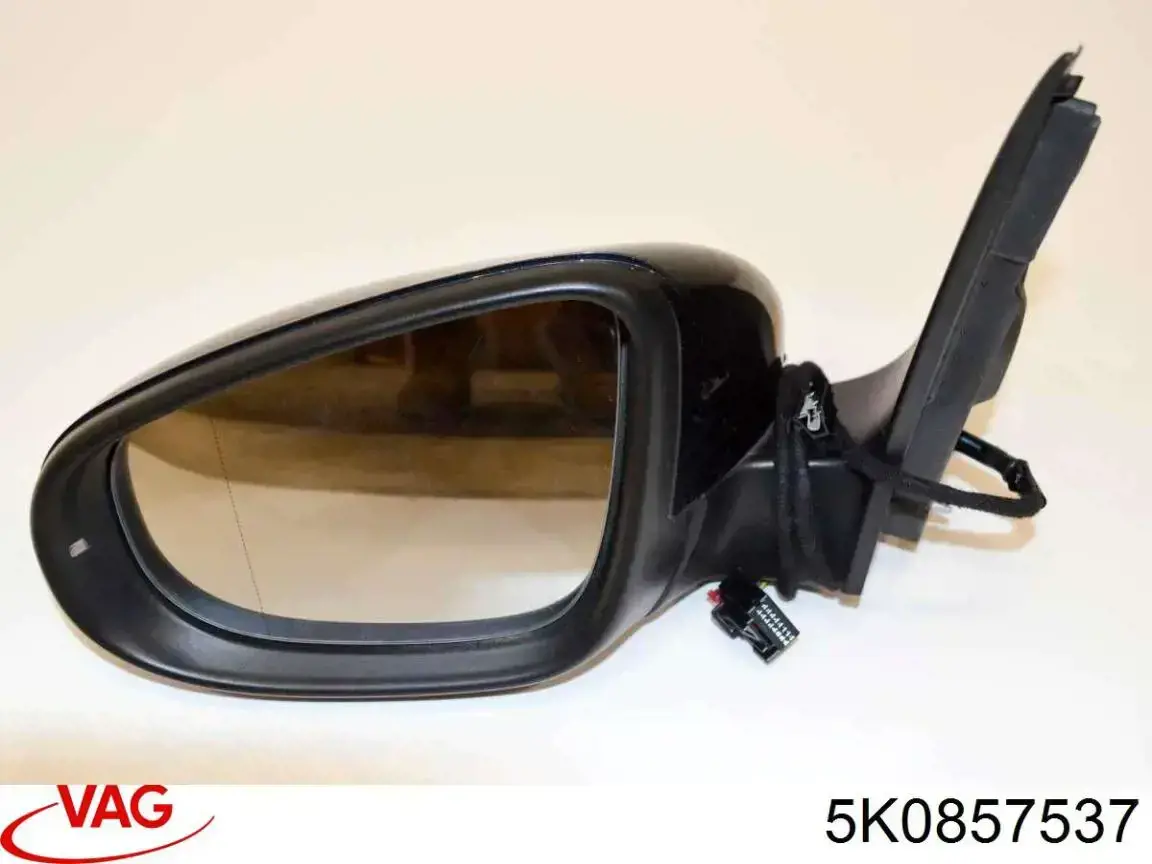 Накладка дзеркала заднього виду, ліва 5K0857537 VAG