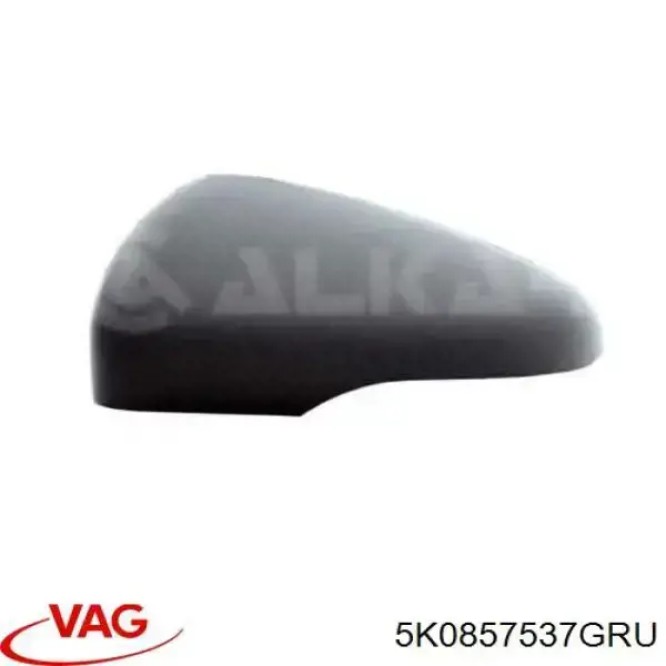 Купити 5K0857537GRU VAG Накладка/кришка дзеркала заднього виду, ліва
