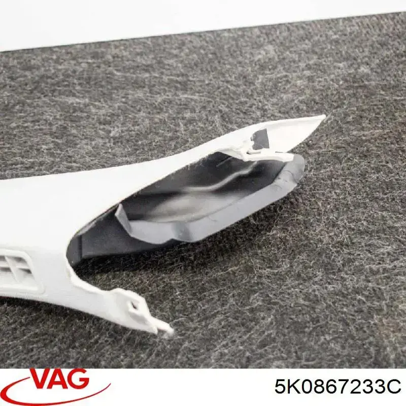 Купити 5K0867233C VAG Обшивка стійки кузова внутрішня, передня права