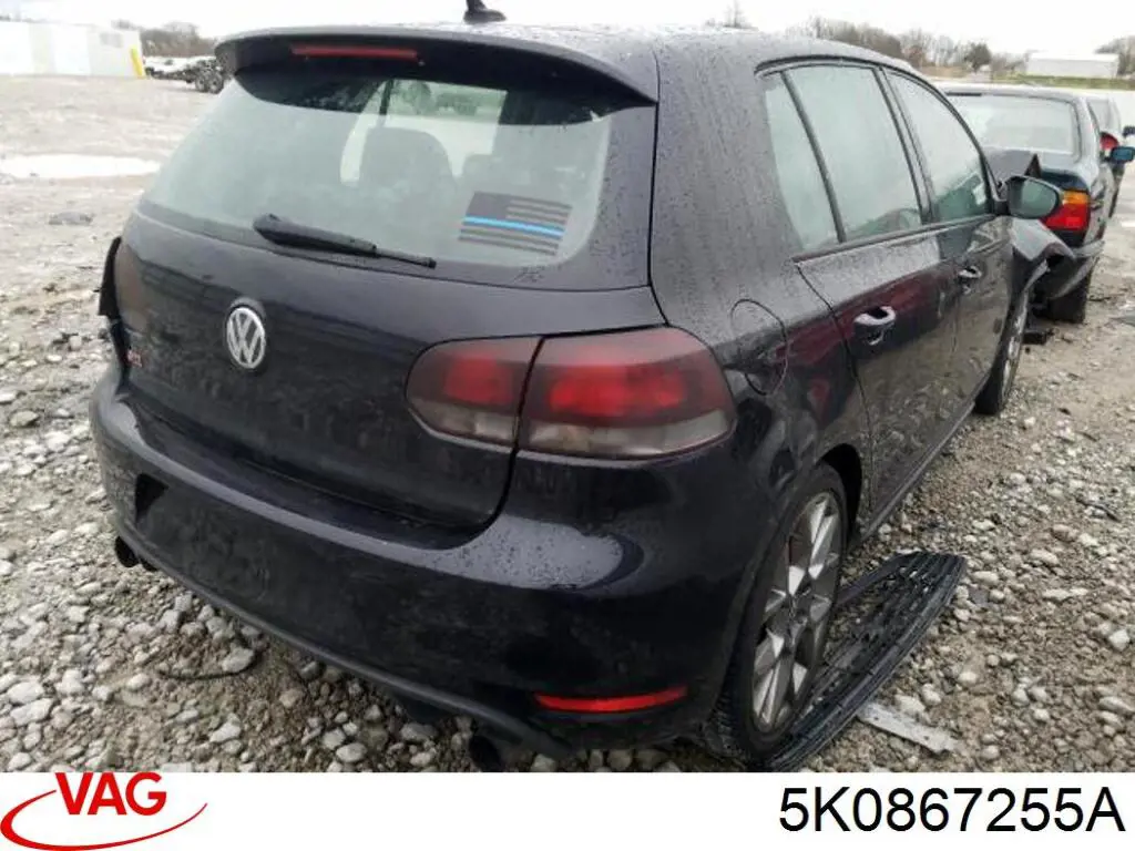 5K0867255A VAG Панель-накладка блока керування стеклоподйомника, передній лівий