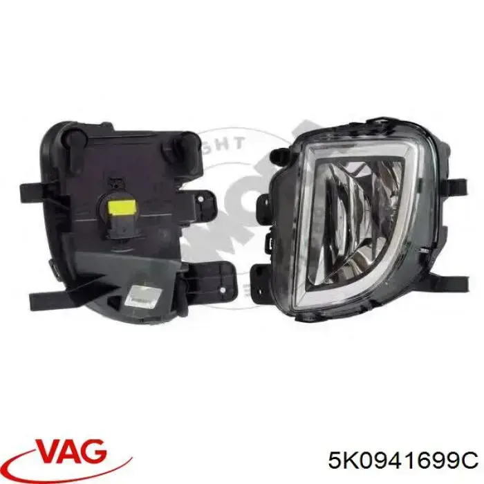 Туманка ліва VAG 5K0941699C ціна, від 46.80 USD