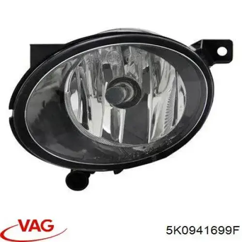 Купити 5K0941699F VAG Фара протитуманна, ліва