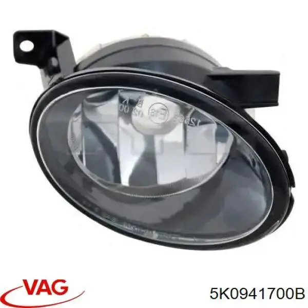 Права протитуманні фари VAG 5K0941700B ціна, від 26.60 USD