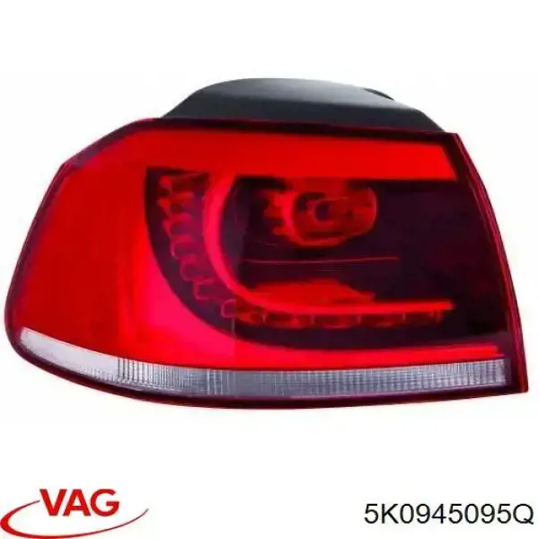 Ліхтар задній лівий VAG 5K0945095Q ціна, від 183.70 USD