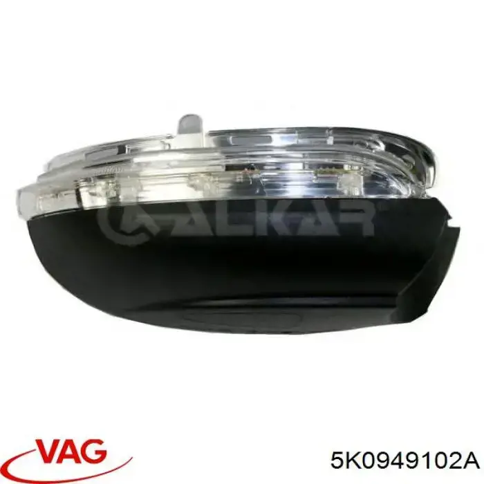 Купити VVGM1027PR Signeda Покажчик повороту дзеркала, правий