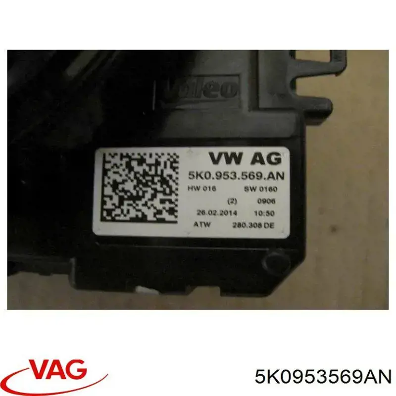 Шлейф керма VAG 5K0953569AN ціна, від 125.97 USD