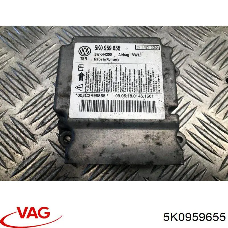 Модуль-процесор керування подушки безпеки VAG 5K0959655 ціна, від 25.31 USD