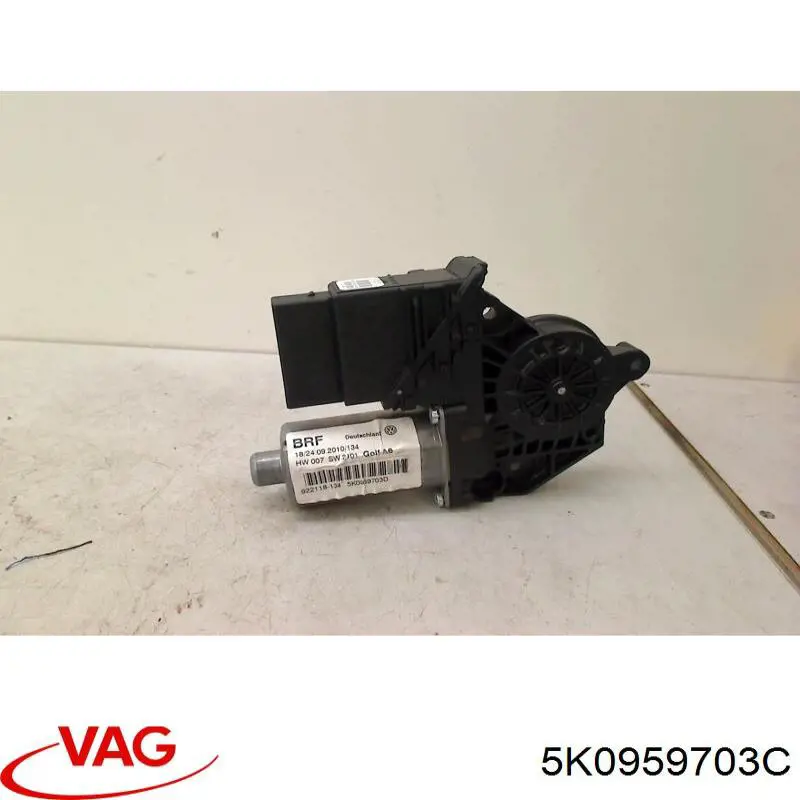 Двигун стеклопод'емника двері задньої, лівої 5K0959703C VAG