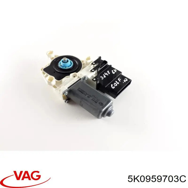 5K0959703C VAG Моторчик склопідйомника двері задніх, лівих