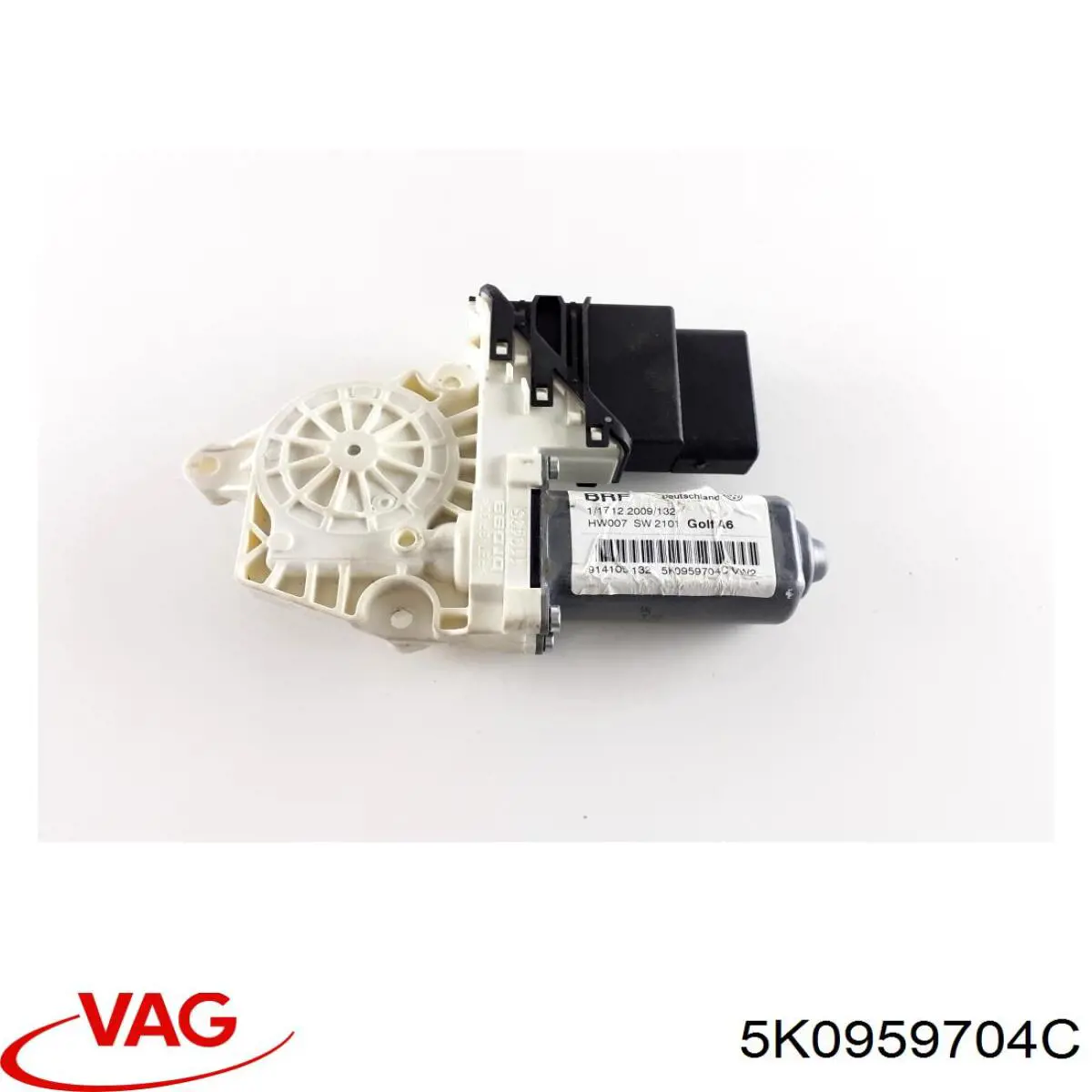 5K0959704C VAG Моторчик склопідйомника двері задніх, правих