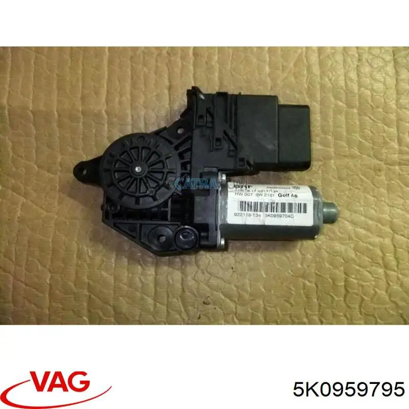 Модуль керування (ЕБУ) склопідіймачами 5K0959795 VAG