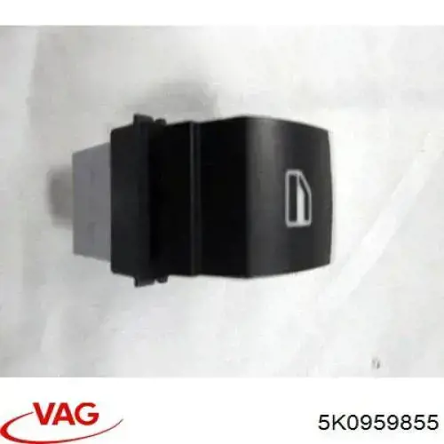 5K0959855 VAG кнопка вмикання двигуна склопідіймача задня