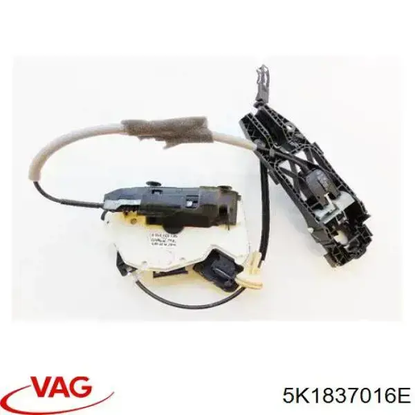 Замок передніх пасажирських дверей VAG 5K1837016E ціна, від 7.60 USD