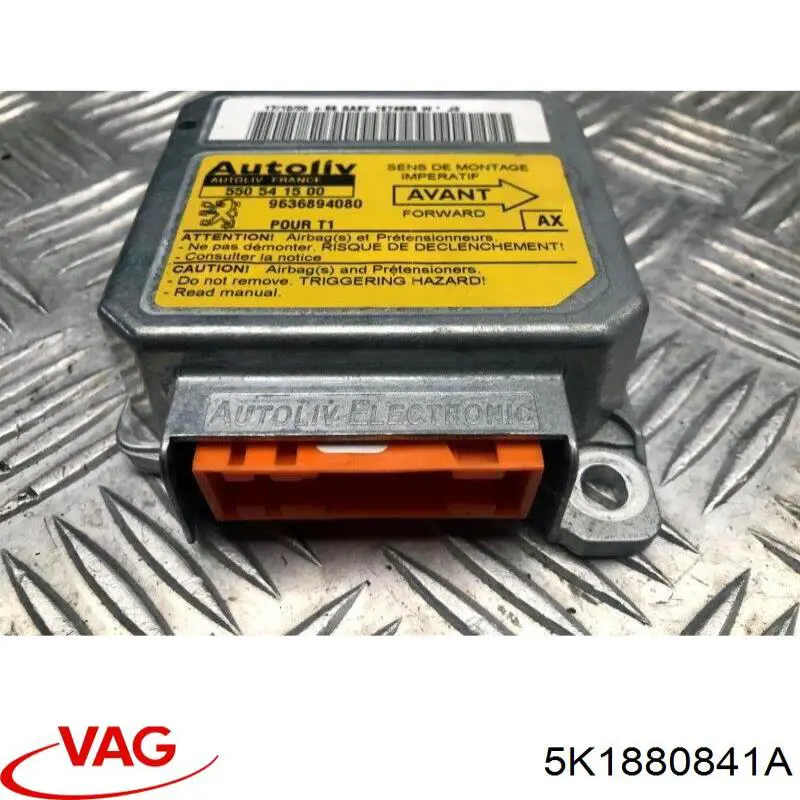 Модуль-процесор керування подушки безпеки 5K1880841A VAG